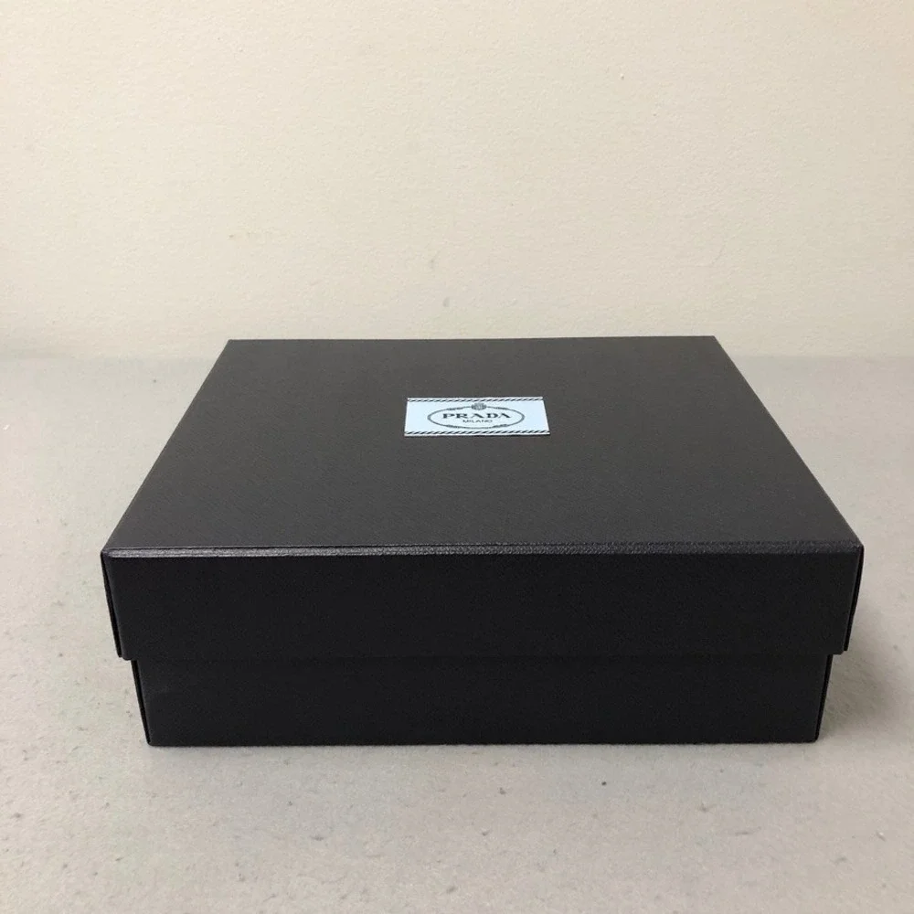 Prada Packaging Set OS Black White Authentic Luxury Storage Accessories 10x12x4